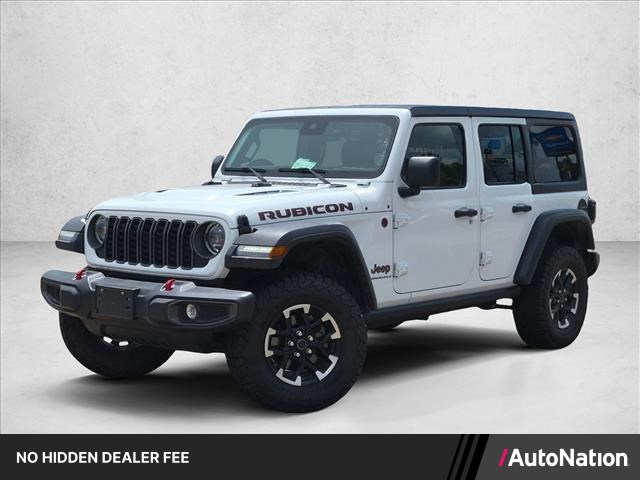 Bright White Clearcoat 2025 Jeep Wrangler SUV / Crossover Four-Wheel Drive 8-Speed Automatic
