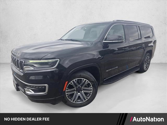 Diamond Black Crystal Pearlcoat 2023 Jeep Wagoneer L Series II 4WD SUV / Crossover Four-Wheel Drive 8-Speed Automatic