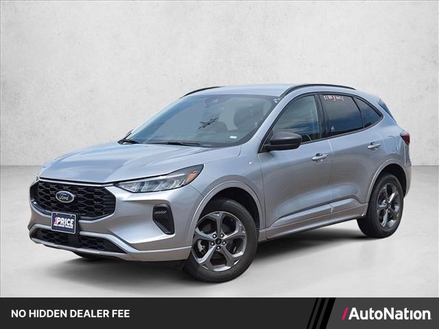 Iconic Silver Metallic 2024 Ford Escape SUV / Crossover All-Wheel Drive 8-Speed Automatic