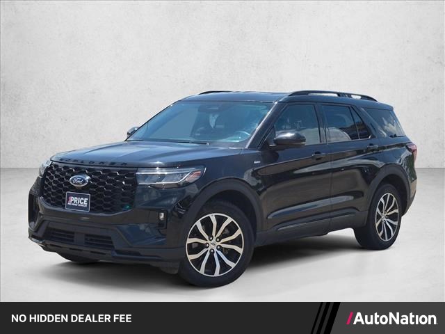 Agate Black Metallic 2025 Ford Explorer SUV / Crossover All-Wheel Drive Automatic