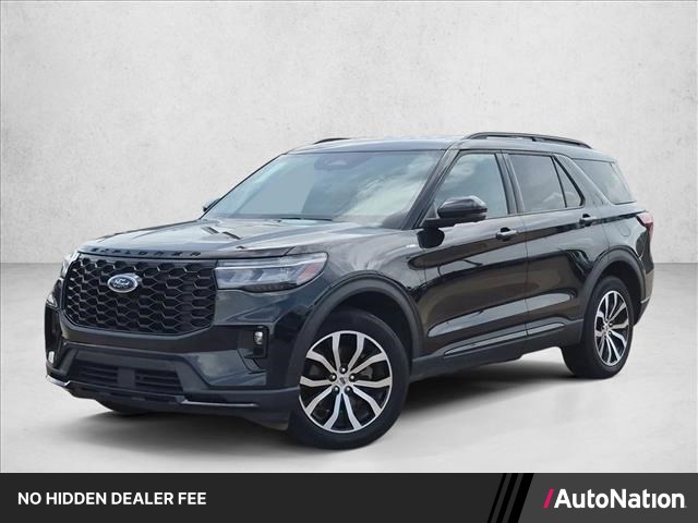 Agate Black Metallic 2025 Ford Explorer SUV / Crossover All-Wheel Drive Automatic
