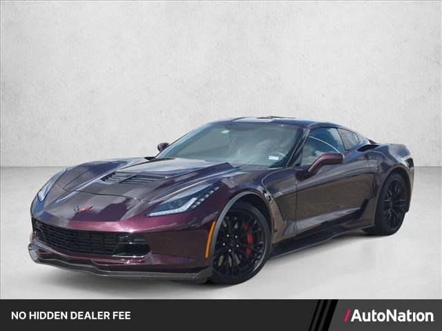 Black Rose Metallic 2017 Chevrolet Corvette Coupe Rear-Wheel Drive 8-Speed Automatic