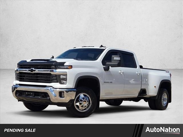 Summit White 2024 Chevrolet Silverado 3500HD LT Crew Cab 4WD Pickup Truck Four-Wheel Drive Automatic