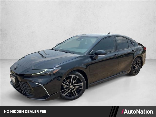 Midnight Black Metallic 2025 Toyota Camry Sedan Front-Wheel Drive Automatic