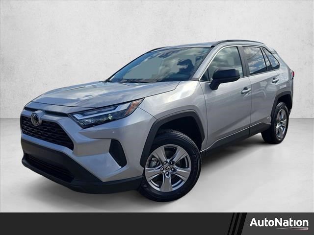 Silver 2025 Toyota RAV4 Hybrid LE AWD SUV / Crossover All-Wheel Drive Automatic