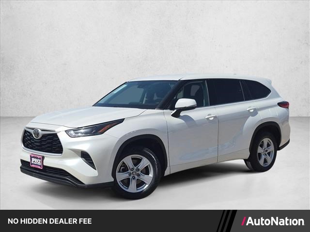 White (Blizzard Pearl) 2021 Toyota Highlander SUV / Crossover Front-Wheel Drive Automatic