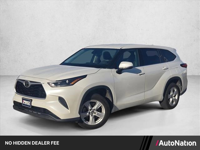 White (Blizzard Pearl) 2021 Toyota Highlander SUV / Crossover Front-Wheel Drive Automatic