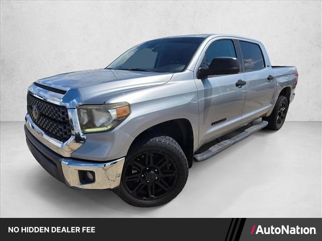 Silver Sky Metallic 2019 Toyota Tundra SR5 CrewMax 4.6L Pickup Truck 4X2 Automatic