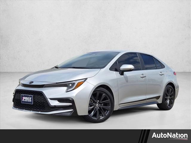 Classic Silver Metallic 2023 Toyota Corolla SE FWD Sedan Front-Wheel Drive Automatic