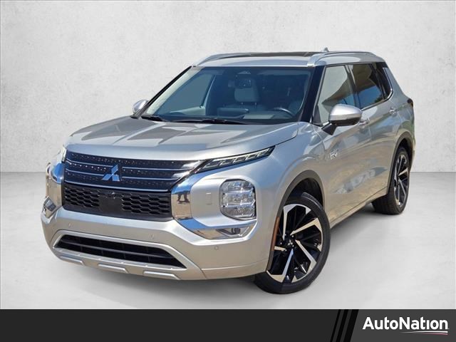 Silver 2024 Mitsubishi Outlander Hybrid Plug-in SEL S-AWC SUV / Crossover All-Wheel Drive Automatic