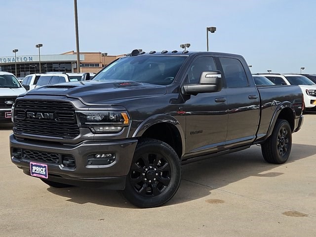 Gray (Granite Crystal Metallic Clearcoat) 2023 RAM 2500 Limited Crew Cab 4WD Pickup Truck Four-Wheel Drive 6-Speed Automatic