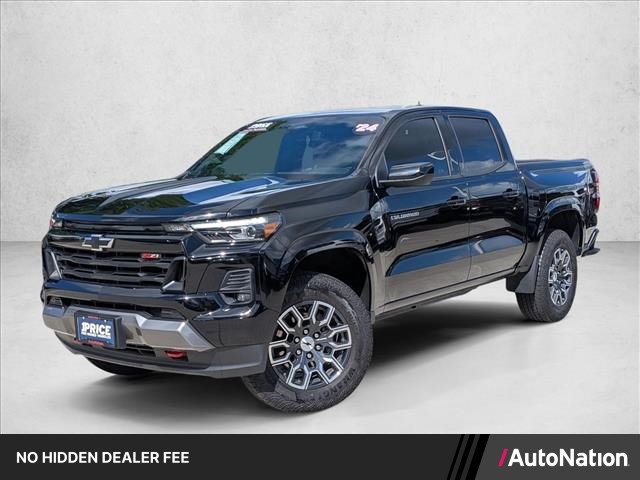 Black 2024 Chevrolet Colorado Z71 Crew Cab 4WD Pickup Truck Four-Wheel Drive 8-Speed Automatic