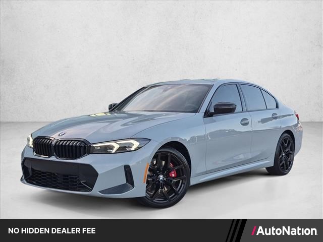 Gray (Brooklyn Grey Metallic) 2026 BMW 3 Series Sedan Rear-Wheel Drive Automatic