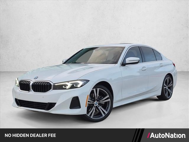 Alpine White 2024 BMW 3 Series Sedan Rear-Wheel Drive Automatic