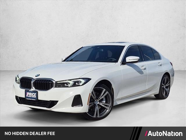Alpine White 2024 BMW 3 Series Sedan Rear-Wheel Drive Automatic