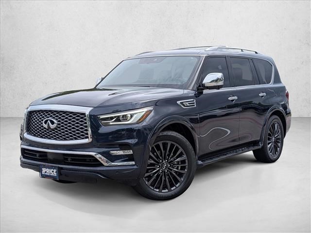 Hermosa Blue 2022 INFINITI QX80 Sensory RWD SUV / Crossover Rear-Wheel Drive Automatic