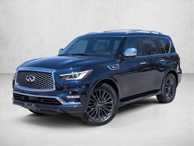 Hermosa Blue 2022 INFINITI QX80 Sensory RWD SUV / Crossover Rear-Wheel Drive Automatic