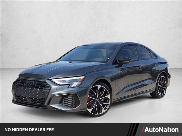 Daytona Gray Pearl Effect 2022 Audi S3 Sedan All-Wheel Drive Automatic