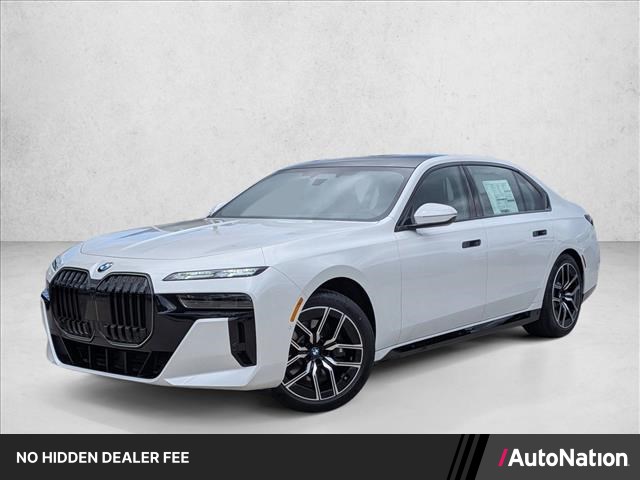Mineral White Metallic 2026 BMW 7 Series 740i RWD Sedan Rear-Wheel Drive Automatic