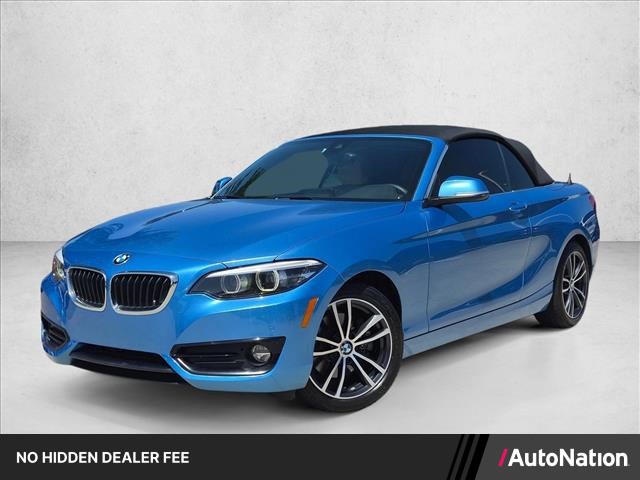 Seaside Blue Metallic 2019 BMW 2 Series Convertible Rear-Wheel Drive Automatic