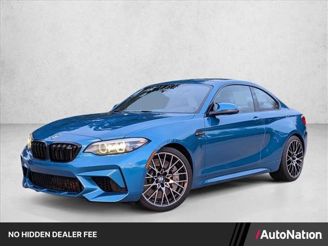 Long Beach Blue Metallic 2019 BMW M2 Competition RWD Coupe Rear-Wheel Drive 6-Speed Manual