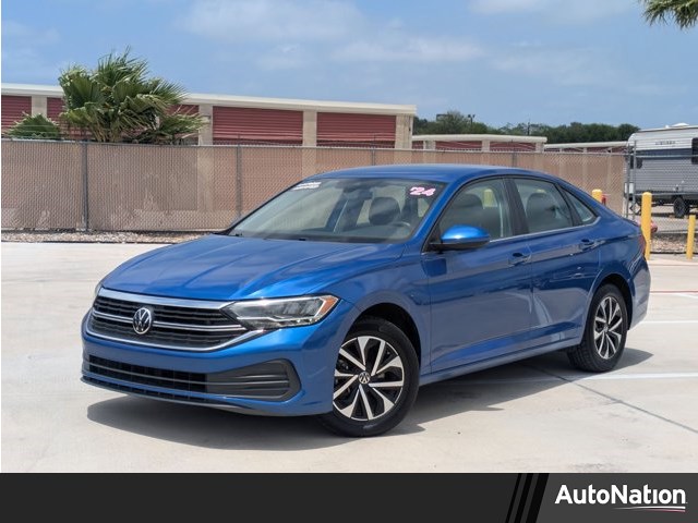 Rising Blue Metallic 2024 Volkswagen Jetta S FWD Sedan Front-Wheel Drive 8-Speed Automatic