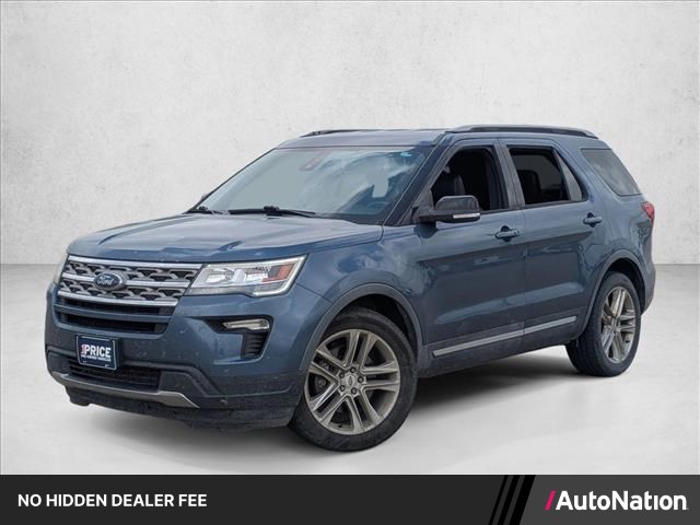 Blue Metallic 2018 Ford Explorer XLT SUV / Crossover Front-Wheel Drive 6-Speed Automatic