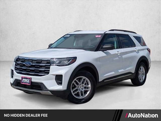 Oxford White 2025 Ford Explorer SUV / Crossover Rear-Wheel Drive Automatic