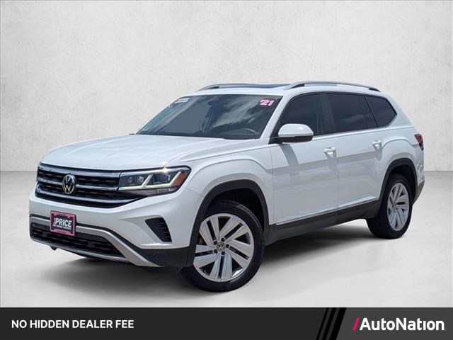 Oryx White Pearl 2021 Volkswagen Atlas SUV / Crossover Front-Wheel Drive 8-Speed Automatic