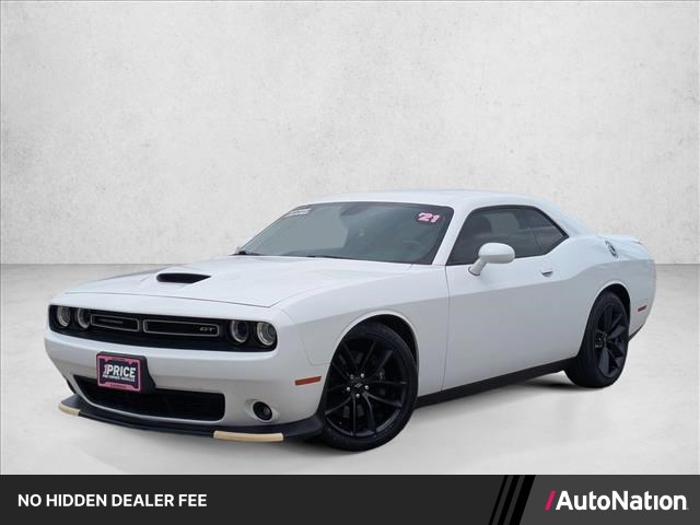 White Knuckle Clearcoat 2021 Dodge Challenger GT RWD Coupe Rear-Wheel Drive 8-Speed Automatic