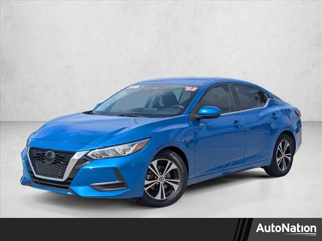 Electric Blue Metallic 2022 Nissan Sentra SV FWD Sedan Front-Wheel Drive Automatic