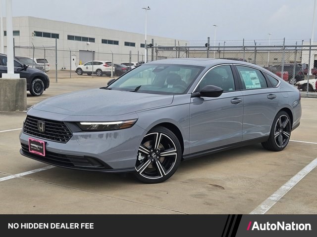 Urban Gray Pearl 2025 Honda Accord Hybrid Sedan Front-Wheel Drive Automatic