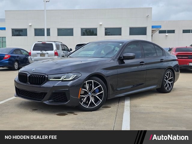 Gray (Dark Graphite Metallic) 2021 BMW 5 Series 540i RWD Sedan Rear-Wheel Drive Automatic