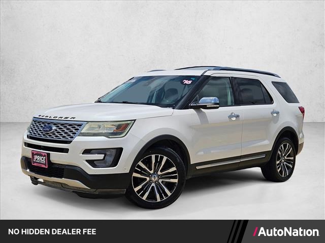 White Platinum Metallic Tri-Coat 2016 Ford Explorer SUV / Crossover All-Wheel Drive 6-Speed Automatic