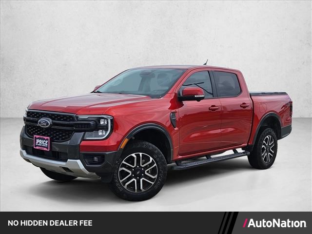 Hot Pepper Red Metallic Tinted Clearcoat 2024 Ford Ranger Pickup Truck Four-Wheel Drive Automatic