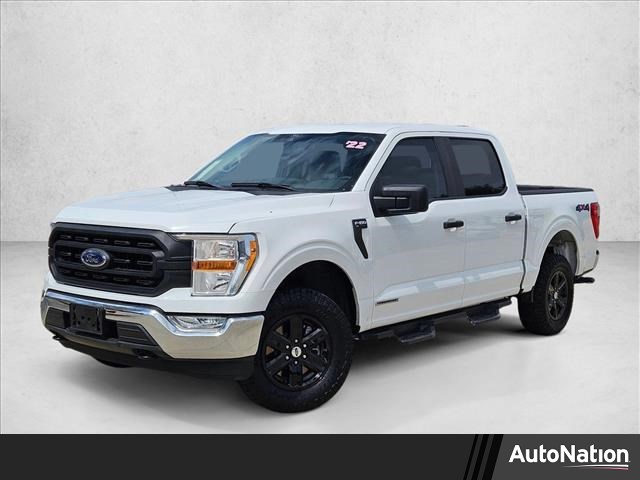 Oxford White 2022 Ford F-150 XL SuperCrew 4WD Pickup Truck Four-Wheel Drive Automatic