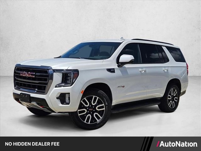 White Frost Tricoat 2024 GMC Yukon SUV / Crossover Four-Wheel Drive Automatic