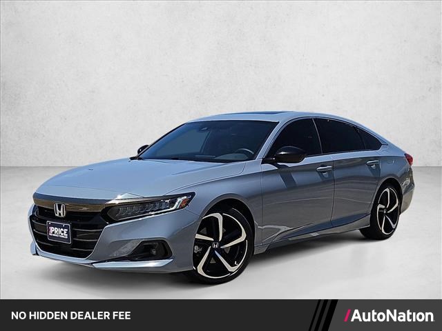Sonic Gray Pearl 2022 Honda Accord Sedan Front-Wheel Drive Automatic