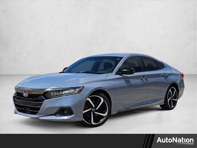 Sonic Gray Pearl 2022 Honda Accord Hybrid Sport FWD Sedan Front-Wheel Drive Automatic