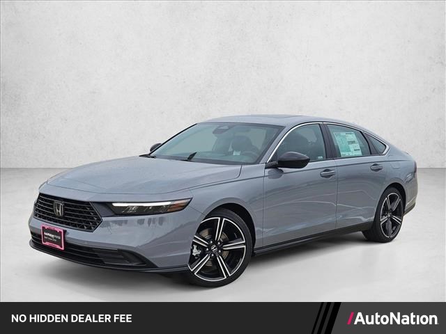 Urban Gray Pearl 2025 Honda Accord Hybrid Sedan Front-Wheel Drive Automatic
