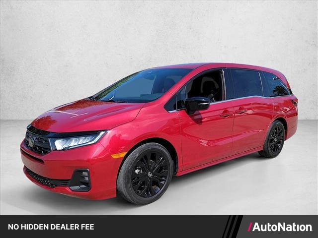 Red 2025 Honda Odyssey Minivan Front-Wheel Drive Automatic