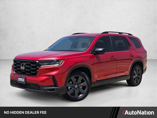 Radiant Red Metallic Ii 2025 Honda Pilot SUV / Crossover All-Wheel Drive Automatic
