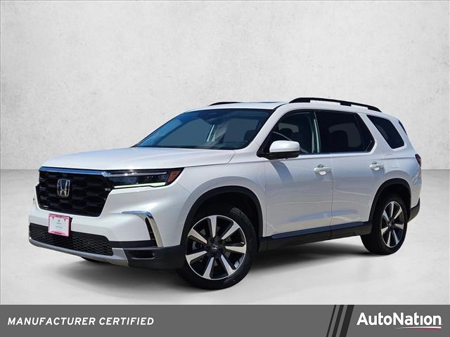 Platinum White Pearl 2025 Honda Pilot Elite AWD SUV / Crossover All-Wheel Drive Automatic