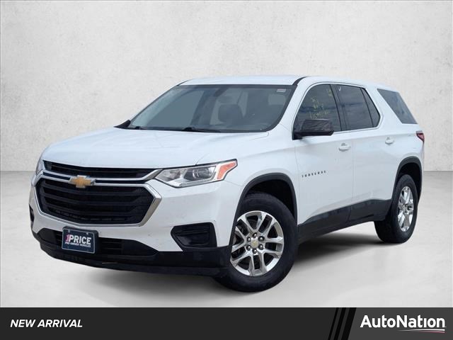 Summit White 2020 Chevrolet Traverse LS FWD SUV / Crossover Front-Wheel Drive 9-Speed Automatic