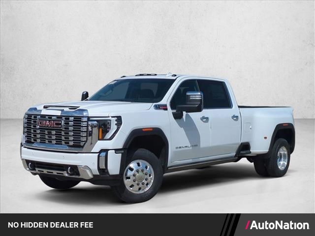 Summit White 2026 GMC Sierra 3500HD Denali Crew Cab 4WD Pickup Truck Four-Wheel Drive Automatic