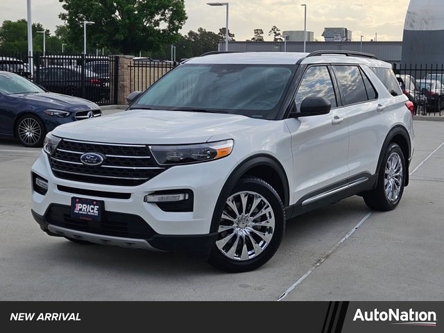Star White Metallic Tri-Coat 2023 Ford Explorer XLT RWD SUV / Crossover Rear-Wheel Drive Automatic