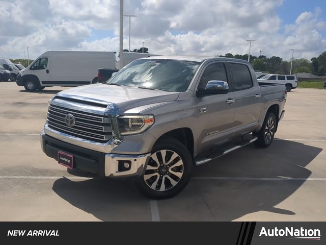 Silver Sky Metallic 2018 Toyota Tundra Limited CrewMax 5.7L FFV 4WD Pickup Truck Four-Wheel Drive Automatic