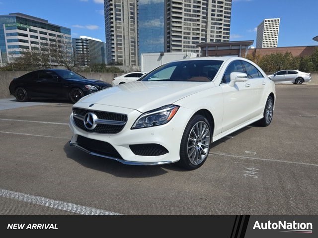 Designo Diamond White Metallic 2018 Mercedes-Benz CLS 550 Sedan Rear-Wheel Drive Automatic