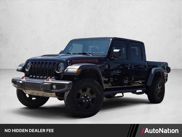 Black Clearcoat 2023 Jeep Gladiator Mojave Crew Cab 4WD Pickup Truck Four-Wheel Drive 8-Speed Automatic