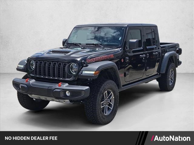 Black Clearcoat 2026 Jeep Gladiator Mojave Crew Cab 4WD Pickup Truck Four-Wheel Drive 8-Speed Automatic
